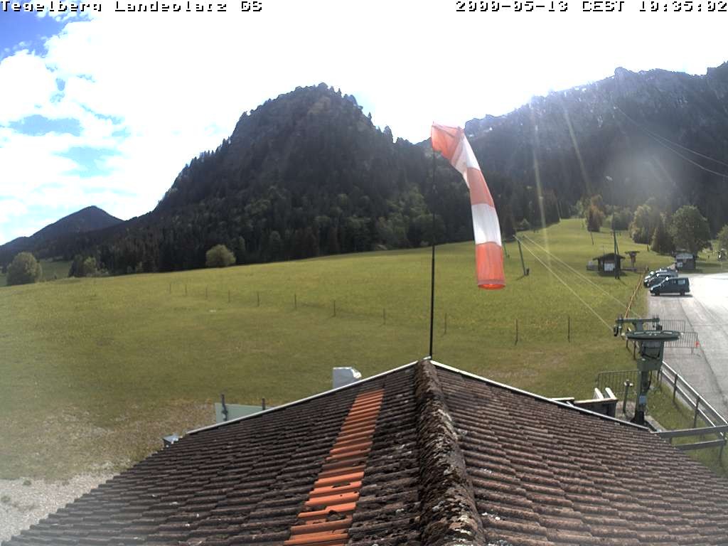 Archiv Foto Webcam Schwangau: Landeplatz am Tegelberg