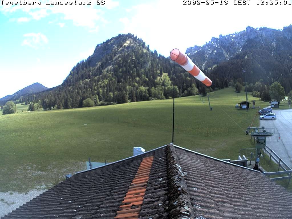 Archiv Foto Webcam Schwangau: Landeplatz am Tegelberg