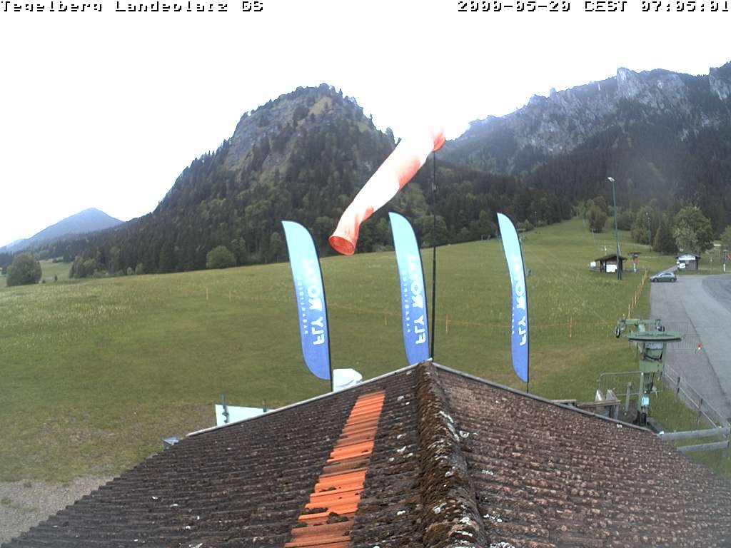 Archived image Webcam Tegelberg - Landing place