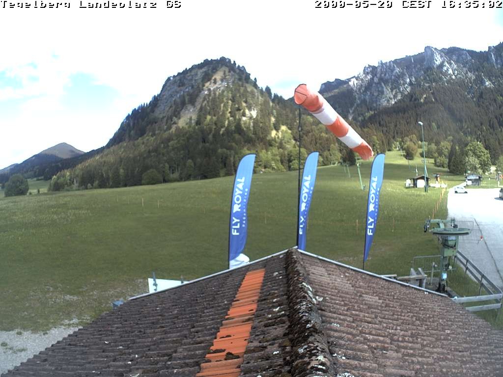 Archived image Webcam Tegelberg - Landing place