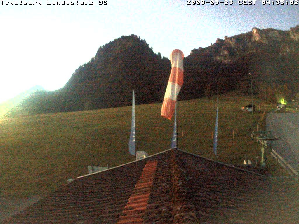 Archiv Foto Webcam Schwangau: Landeplatz am Tegelberg