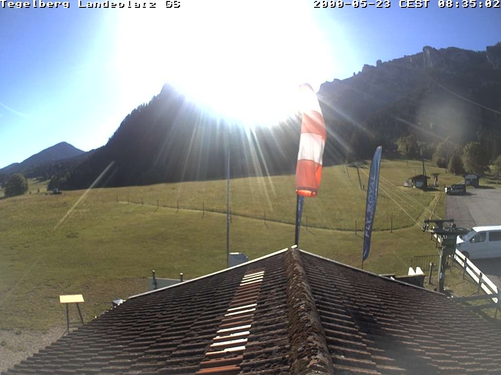 Archiv Foto Webcam Schwangau: Landeplatz am Tegelberg
