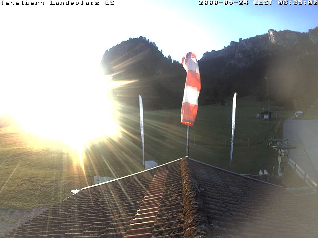 Archiv Foto Webcam Schwangau: Landeplatz am Tegelberg