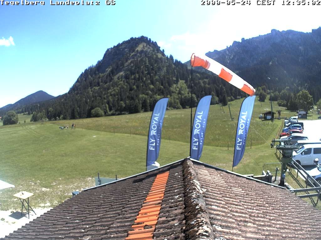 Archiv Foto Webcam Schwangau: Landeplatz am Tegelberg