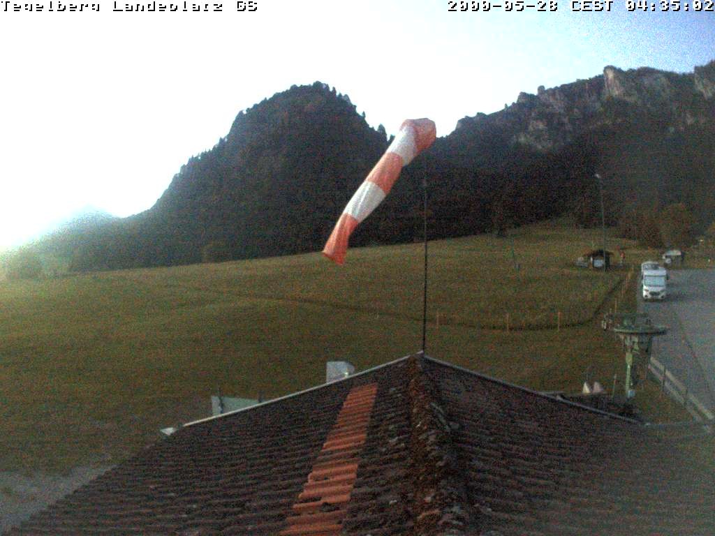 Archived image Webcam Tegelberg - Landing place