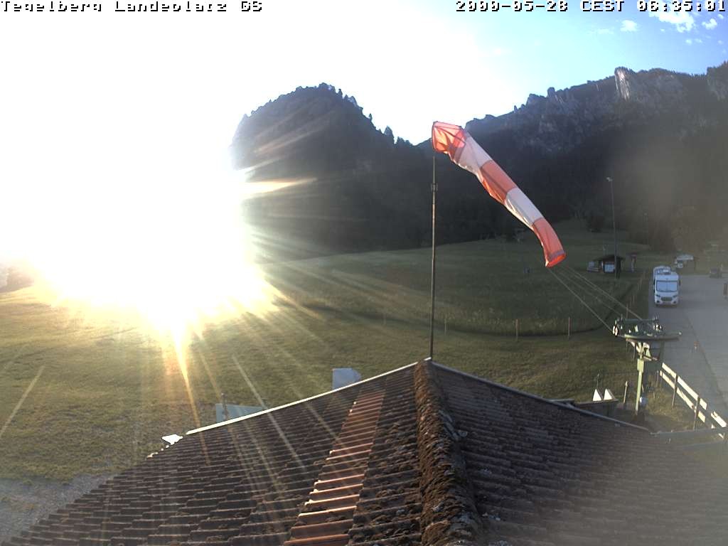 Archived image Webcam Tegelberg - Landing place