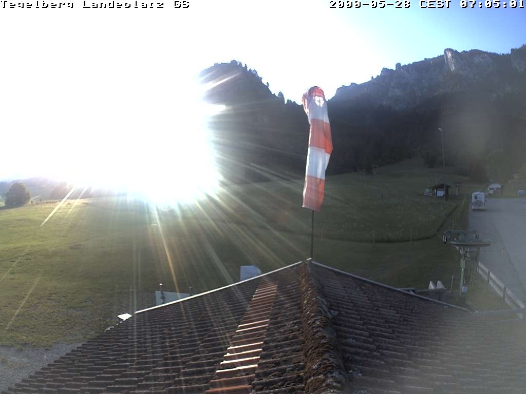 Archived image Webcam Tegelberg - Landing place