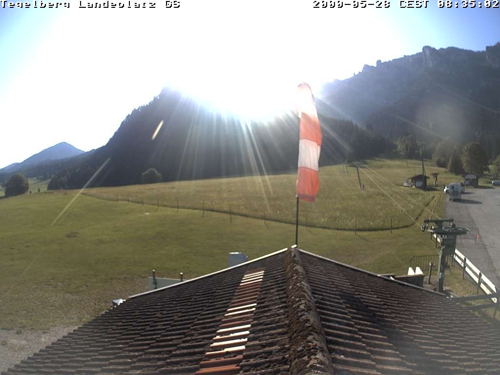 Archived image Webcam Tegelberg - Landing place