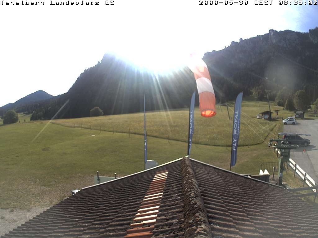 Archiv Foto Webcam Schwangau: Landeplatz am Tegelberg