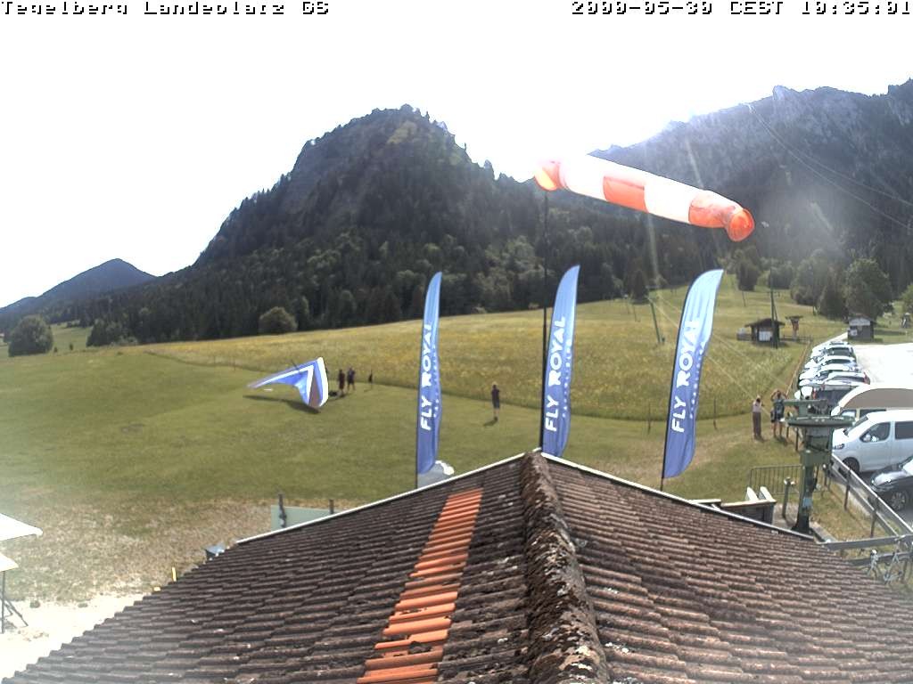 Archiv Foto Webcam Schwangau: Landeplatz am Tegelberg