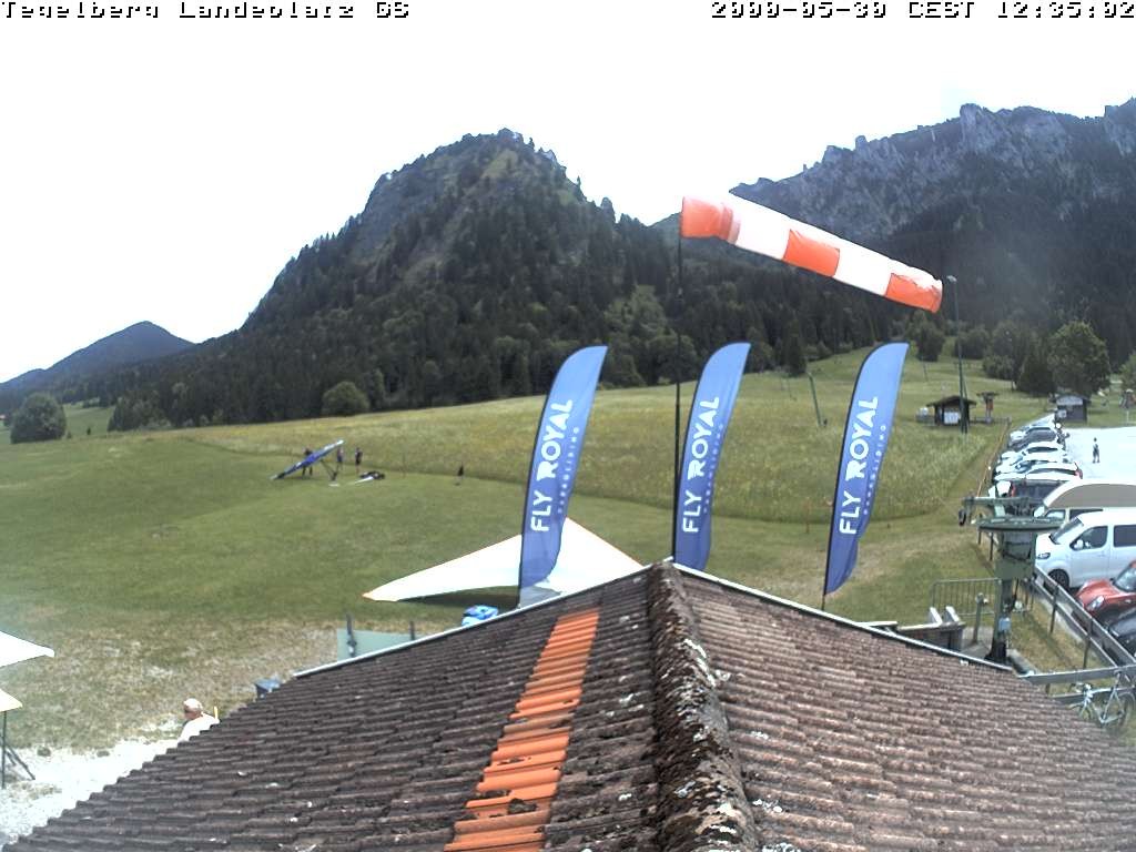 Archiv Foto Webcam Schwangau: Landeplatz am Tegelberg