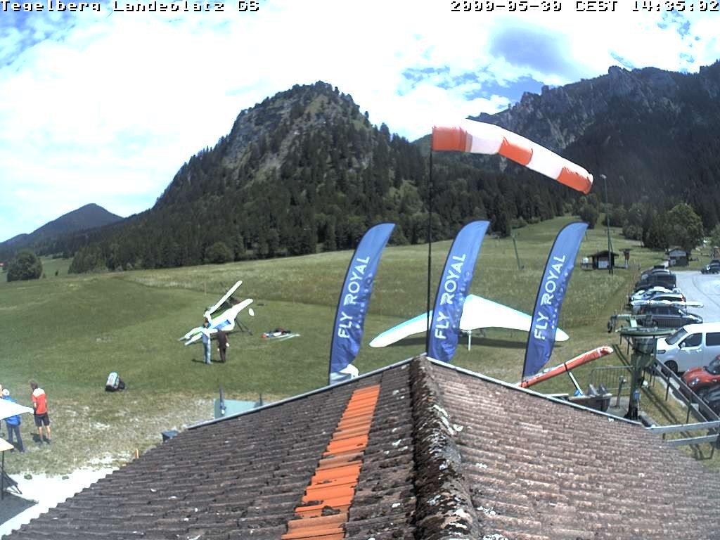 Archiv Foto Webcam Schwangau: Landeplatz am Tegelberg