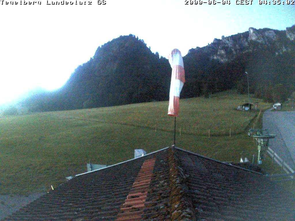 Archiv Foto Webcam Schwangau: Landeplatz am Tegelberg