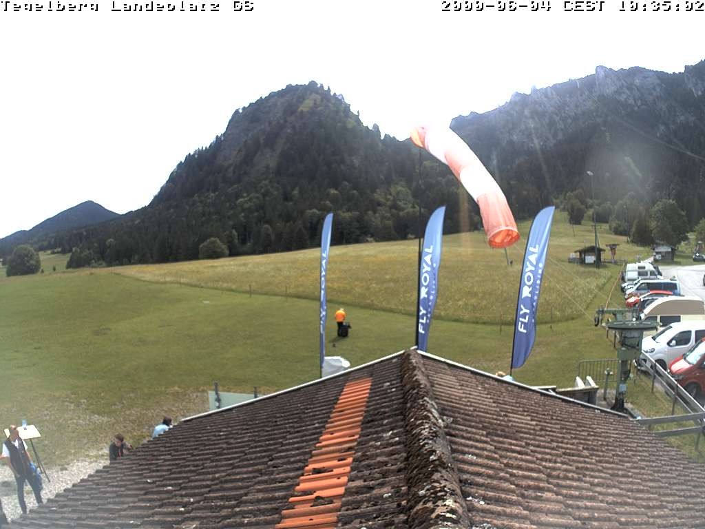Archiv Foto Webcam Schwangau: Landeplatz am Tegelberg