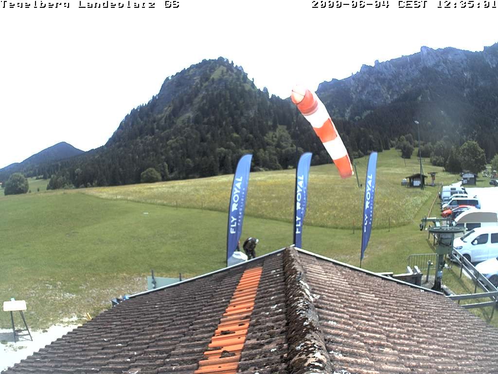 Archiv Foto Webcam Schwangau: Landeplatz am Tegelberg