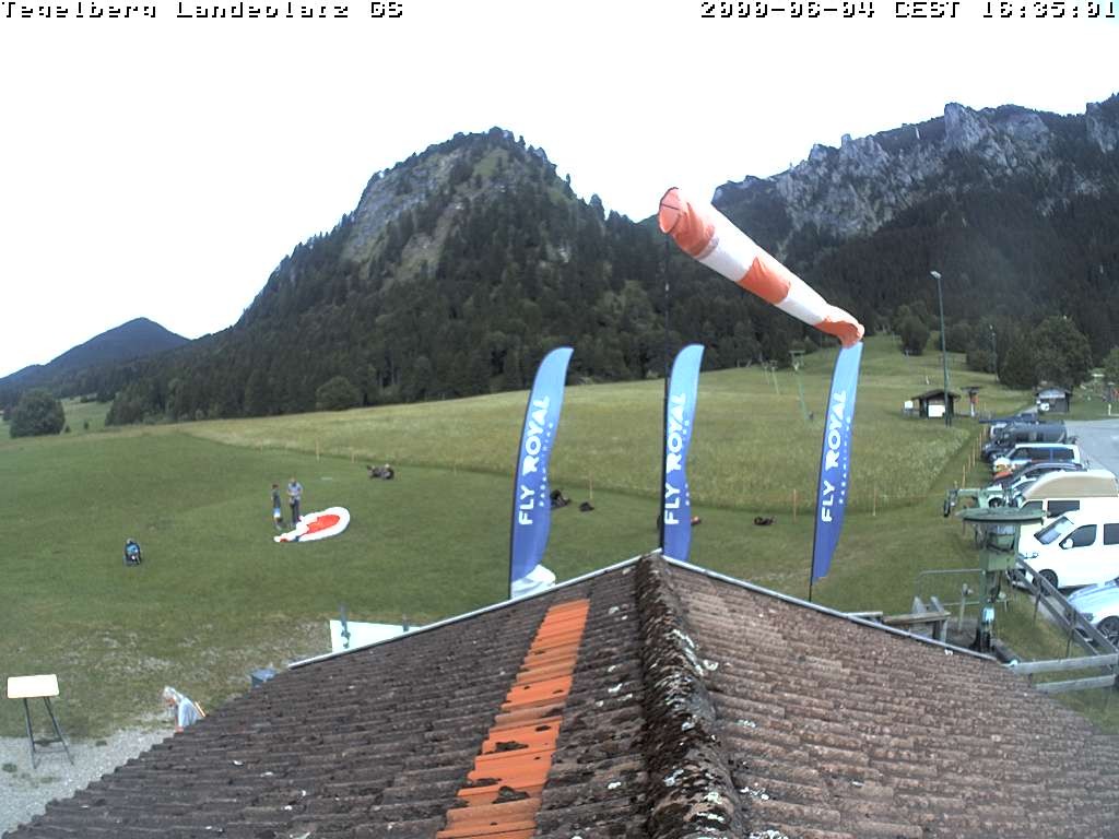 Archiv Foto Webcam Schwangau: Landeplatz am Tegelberg