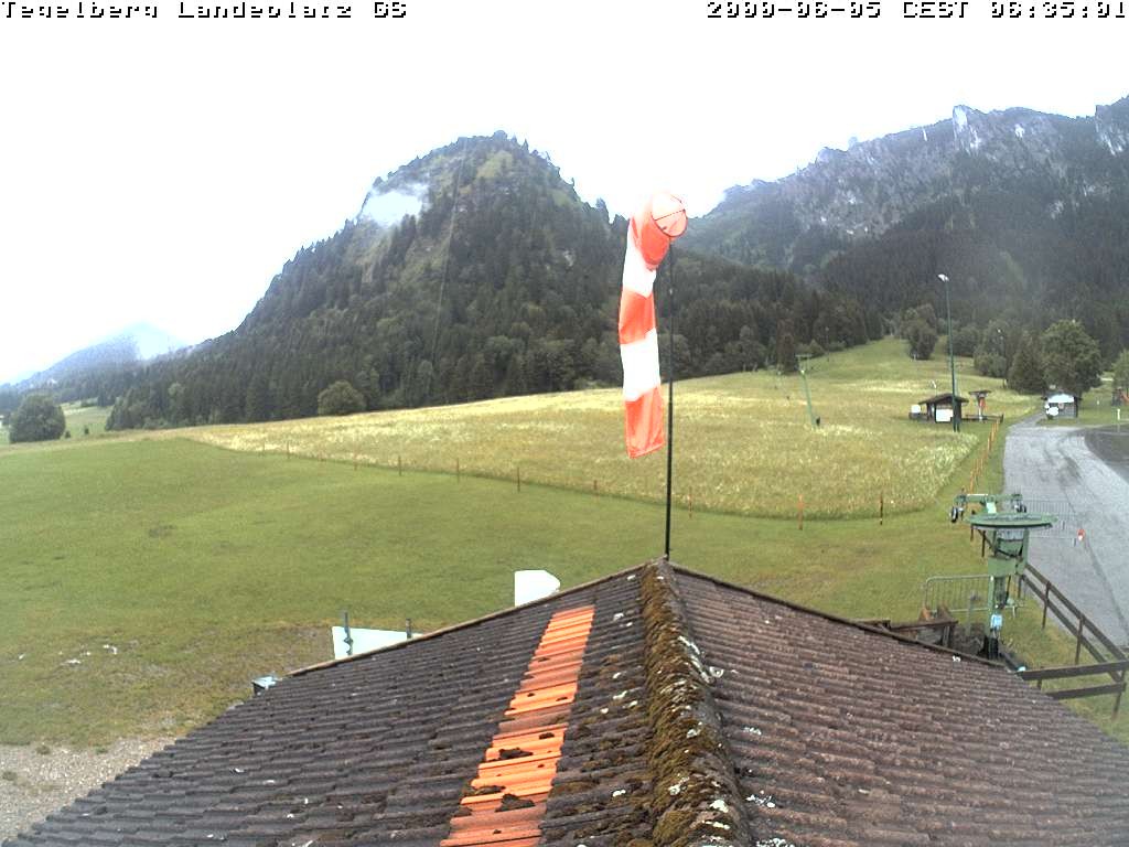 Archiv Foto Webcam Schwangau: Landeplatz am Tegelberg