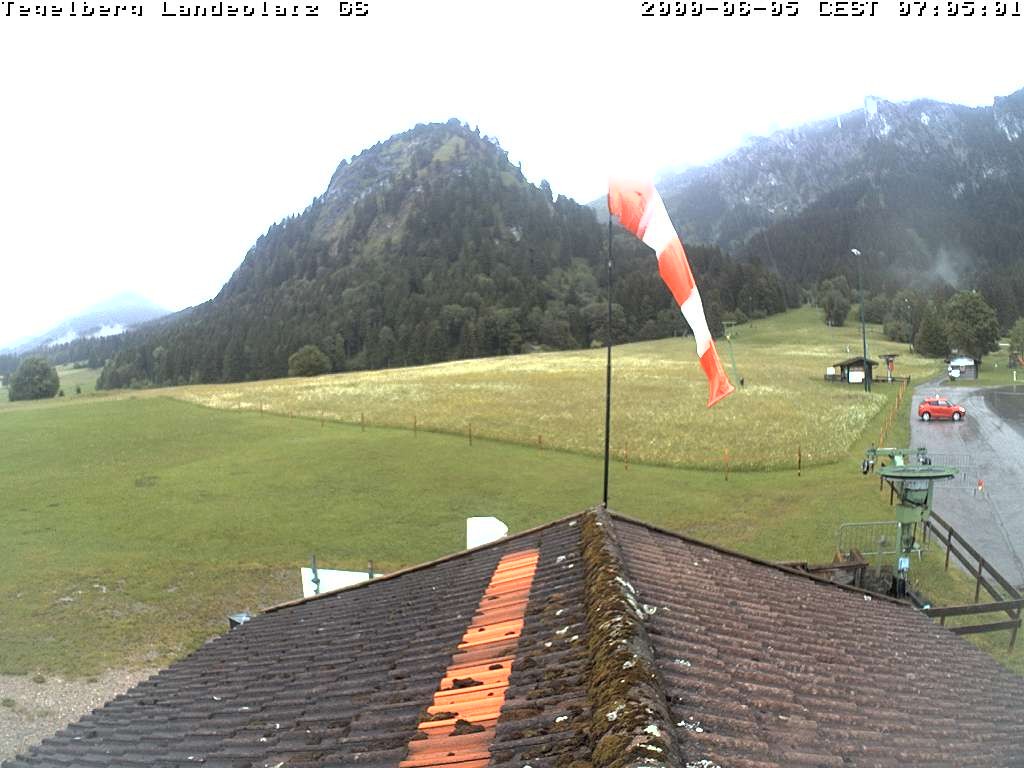 Archiv Foto Webcam Schwangau: Landeplatz am Tegelberg