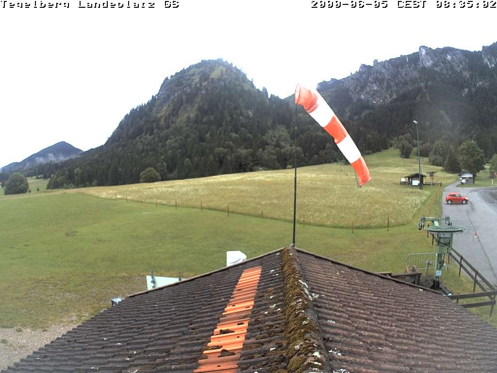 Archiv Foto Webcam Schwangau: Landeplatz am Tegelberg