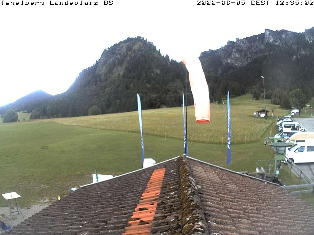 Archiv Foto Webcam Schwangau: Landeplatz am Tegelberg