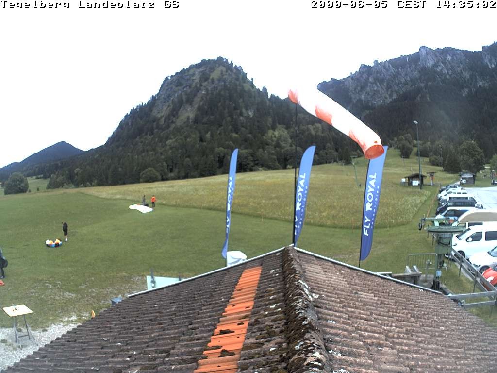 Archiv Foto Webcam Schwangau: Landeplatz am Tegelberg
