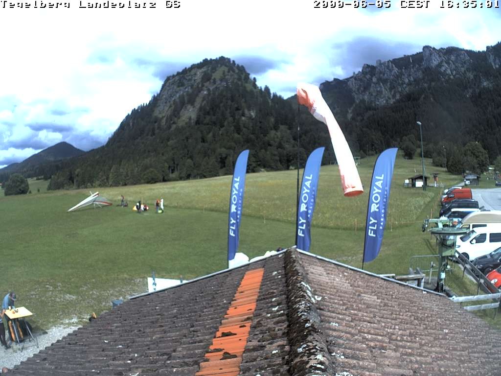 Archiv Foto Webcam Schwangau: Landeplatz am Tegelberg