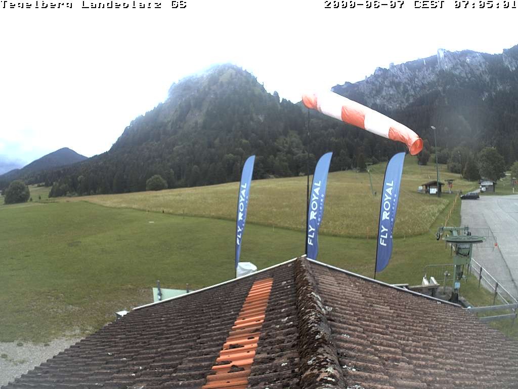 Archiv Foto Webcam Schwangau: Landeplatz am Tegelberg