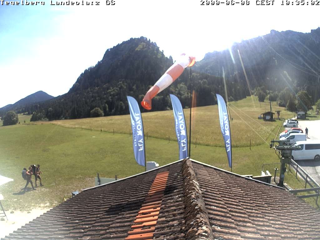 Archiv Foto Webcam Schwangau: Landeplatz am Tegelberg