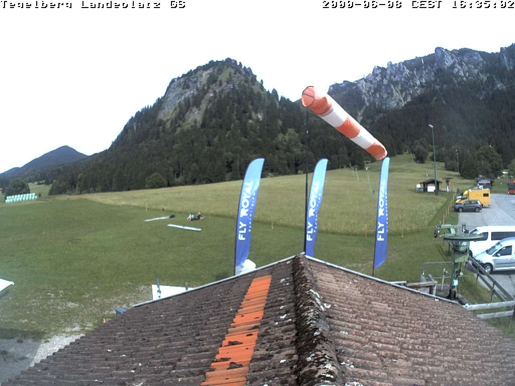Archiv Foto Webcam Schwangau: Landeplatz am Tegelberg