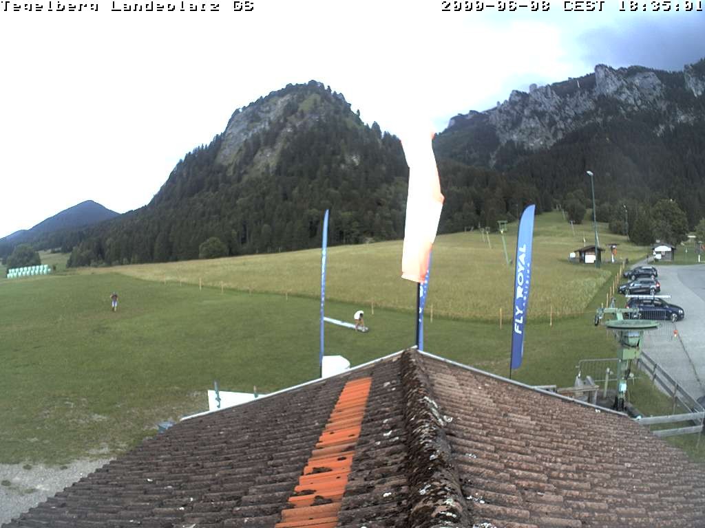 Archiv Foto Webcam Schwangau: Landeplatz am Tegelberg
