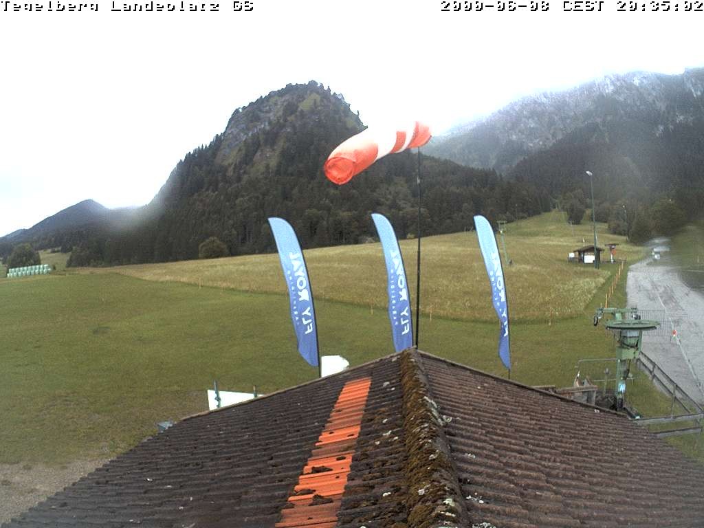 Archiv Foto Webcam Schwangau: Landeplatz am Tegelberg