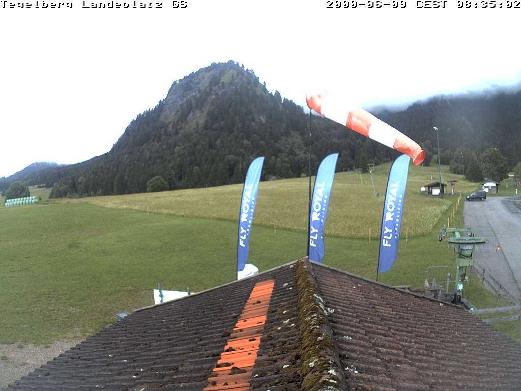Archiv Foto Webcam Schwangau: Landeplatz am Tegelberg