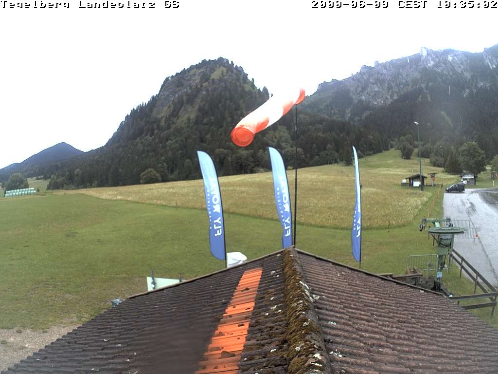 Archiv Foto Webcam Schwangau: Landeplatz am Tegelberg