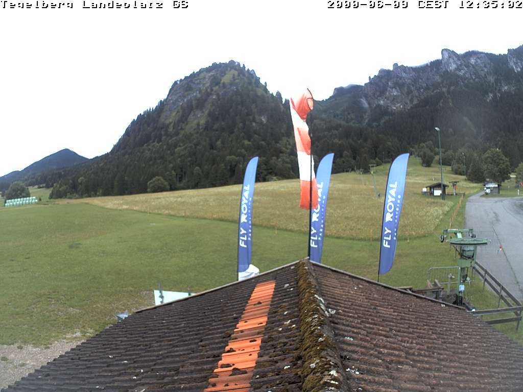 Archiv Foto Webcam Schwangau: Landeplatz am Tegelberg