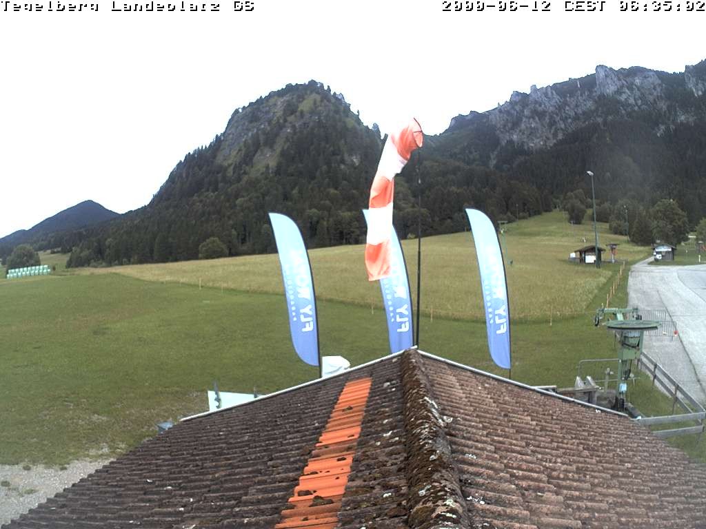 Archiv Foto Webcam Schwangau: Landeplatz am Tegelberg