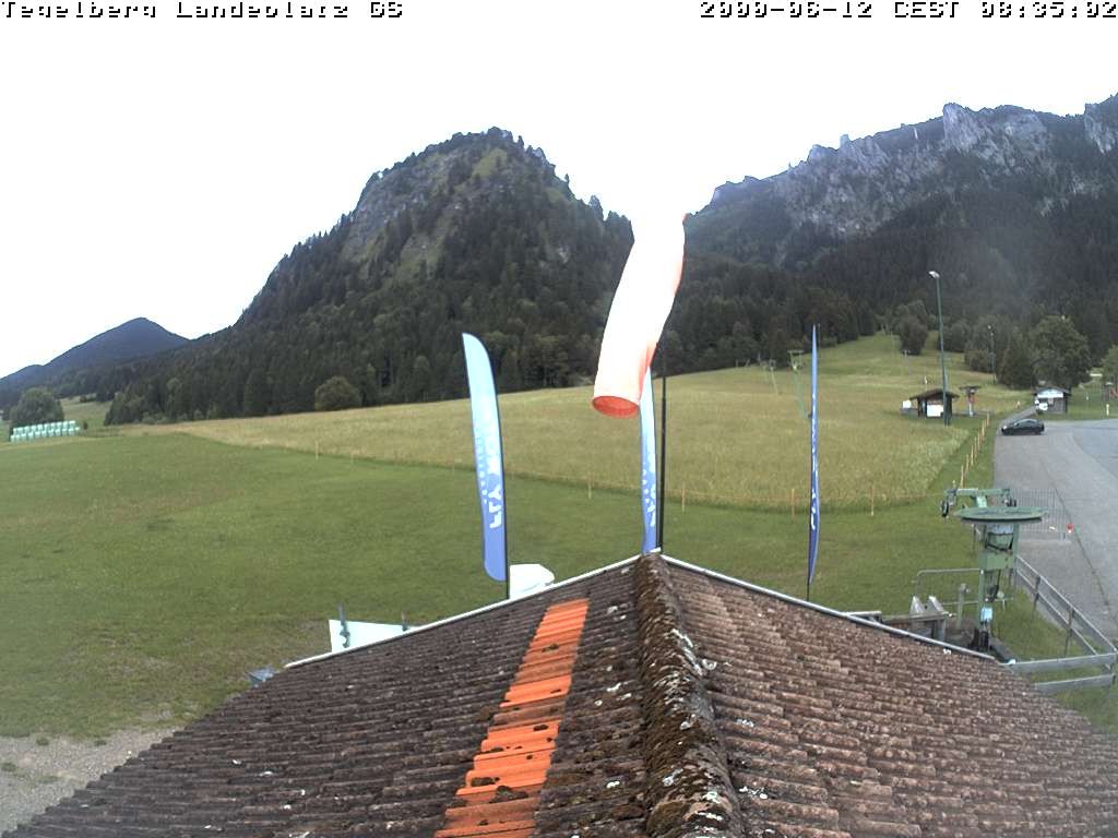 Archiv Foto Webcam Schwangau: Landeplatz am Tegelberg