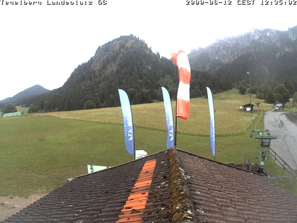 Archiv Foto Webcam Schwangau: Landeplatz am Tegelberg