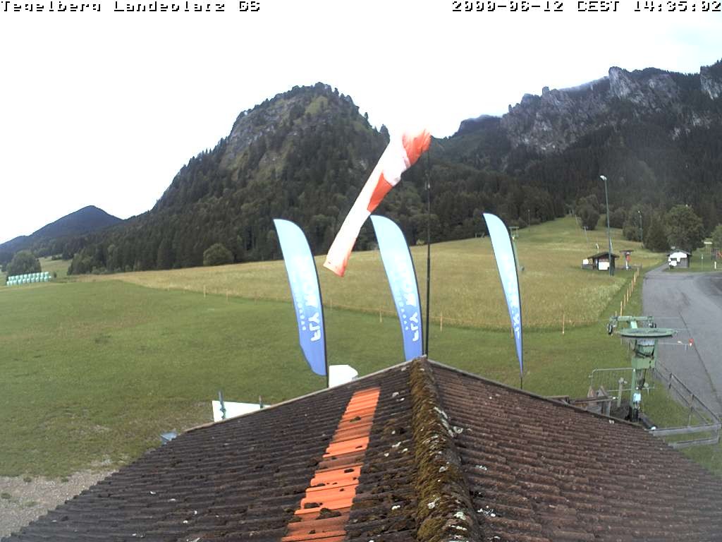 Archiv Foto Webcam Schwangau: Landeplatz am Tegelberg