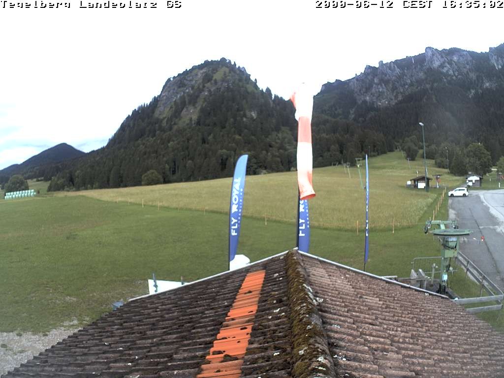 Archiv Foto Webcam Schwangau: Landeplatz am Tegelberg