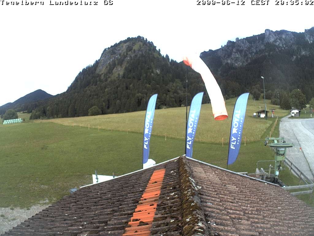 Archiv Foto Webcam Schwangau: Landeplatz am Tegelberg