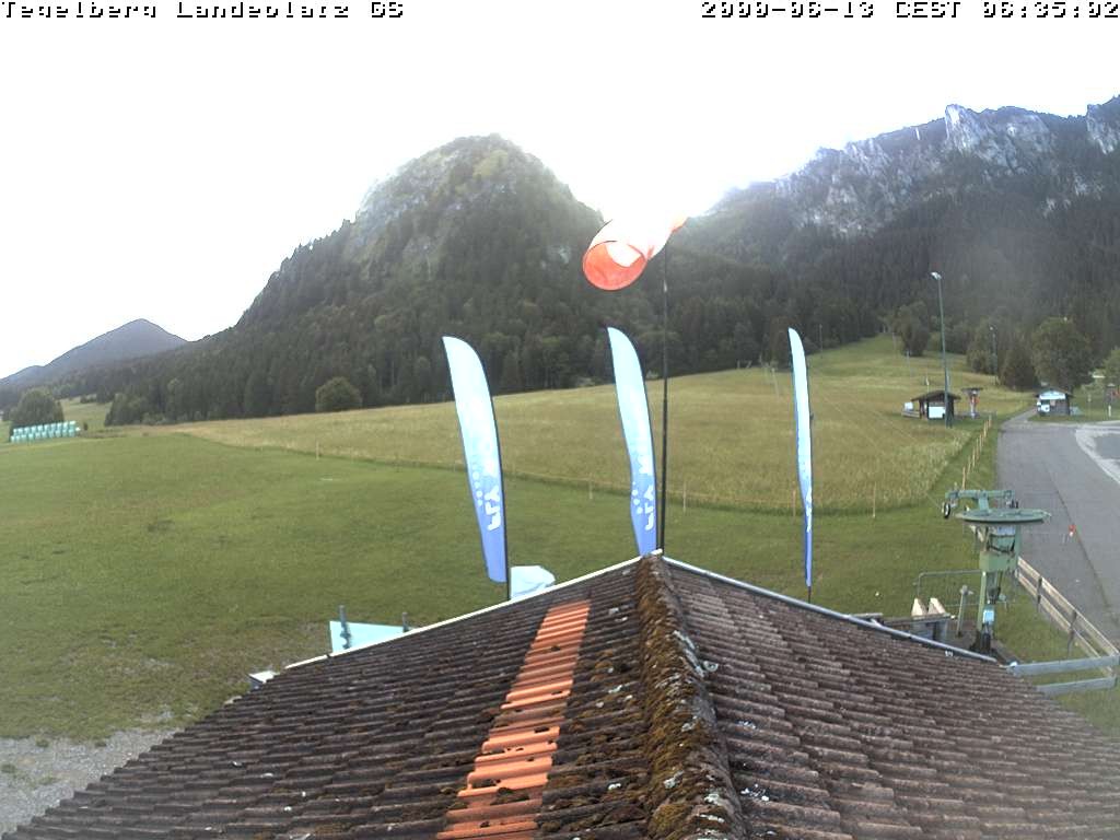 Archiv Foto Webcam Schwangau: Landeplatz am Tegelberg