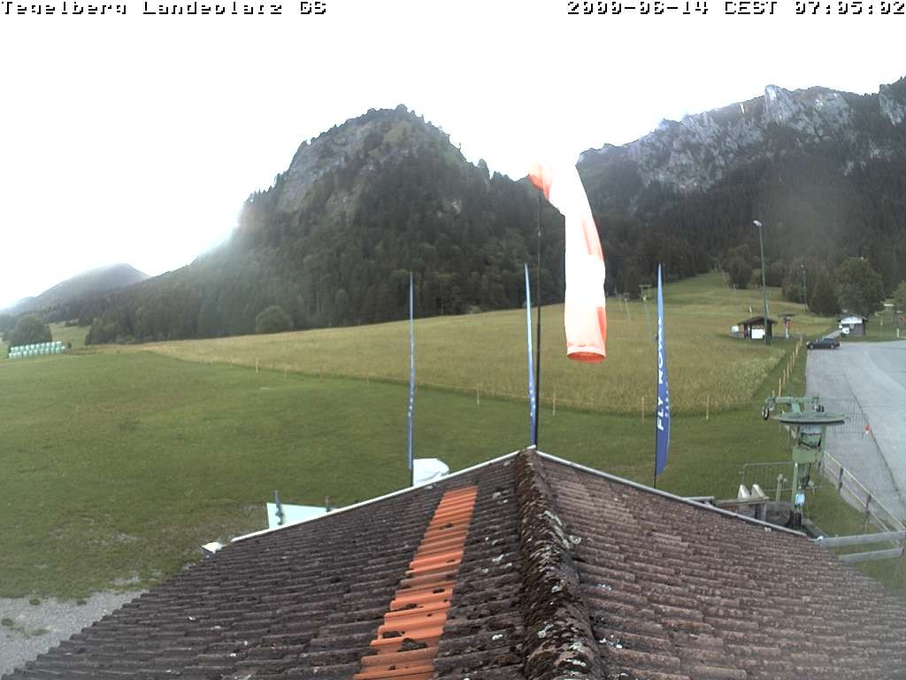 Archiv Foto Webcam Schwangau: Landeplatz am Tegelberg