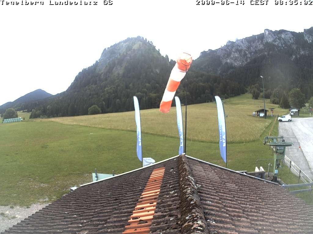 Archiv Foto Webcam Schwangau: Landeplatz am Tegelberg