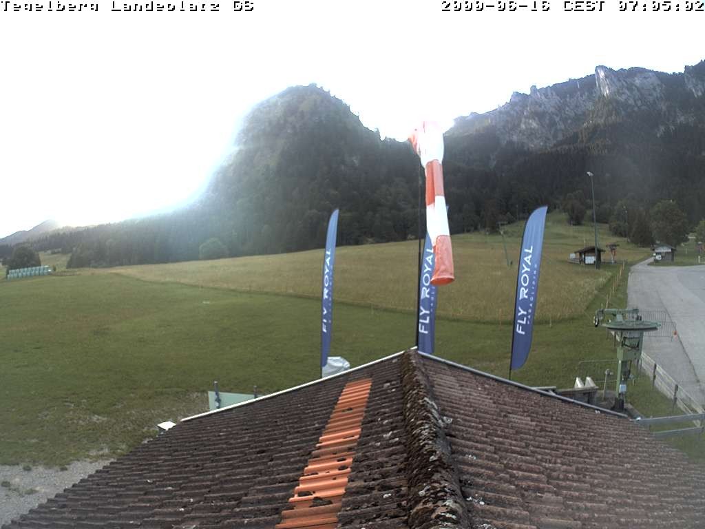 Archiv Foto Webcam Schwangau: Landeplatz am Tegelberg