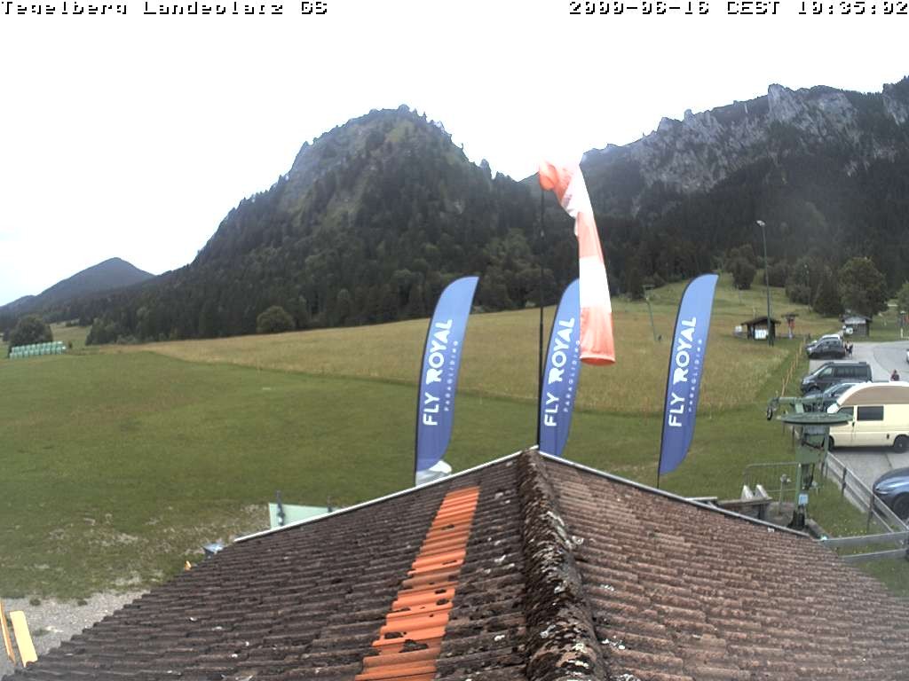 Archiv Foto Webcam Schwangau: Landeplatz am Tegelberg