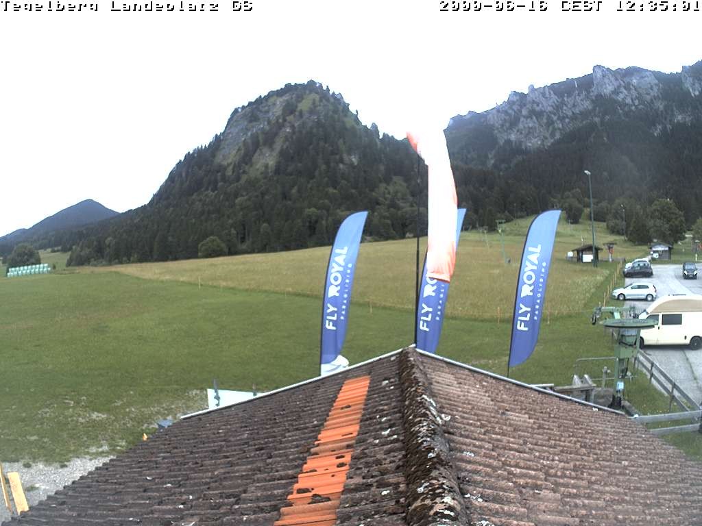 Archiv Foto Webcam Schwangau: Landeplatz am Tegelberg
