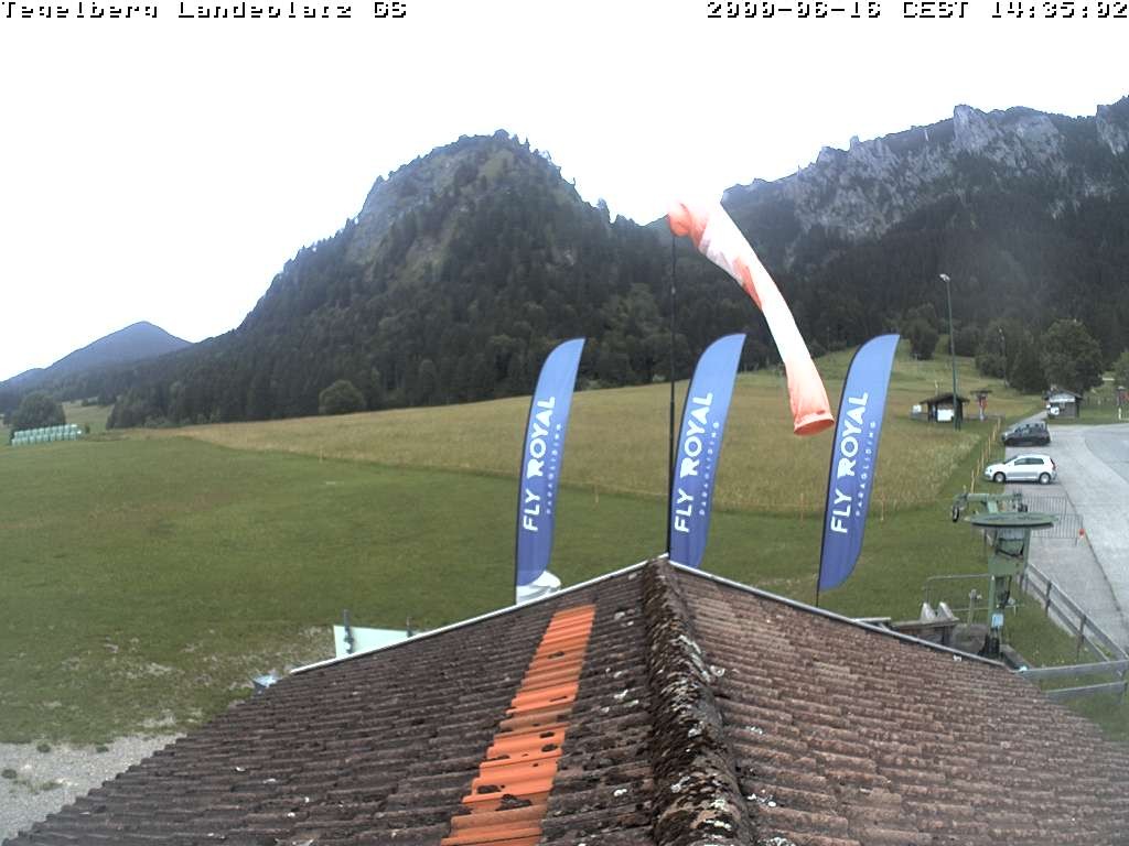Archiv Foto Webcam Schwangau: Landeplatz am Tegelberg