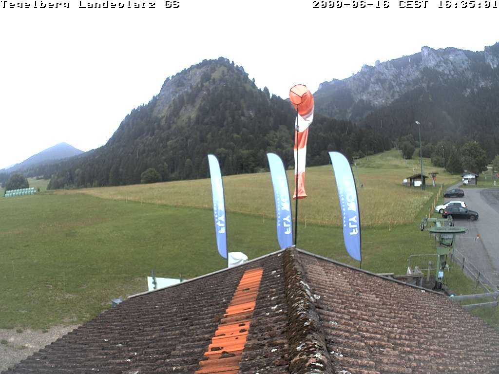 Archiv Foto Webcam Schwangau: Landeplatz am Tegelberg