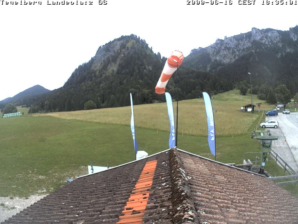 Archiv Foto Webcam Schwangau: Landeplatz am Tegelberg