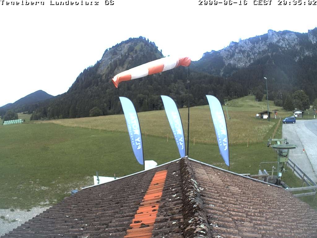 Archiv Foto Webcam Schwangau: Landeplatz am Tegelberg